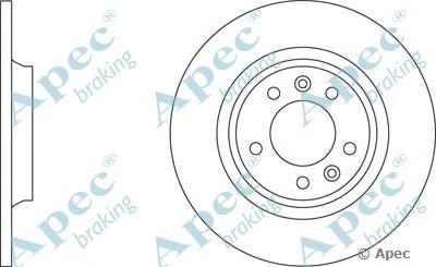 APEC BRAKING dsk2227 -  Тормозной диск